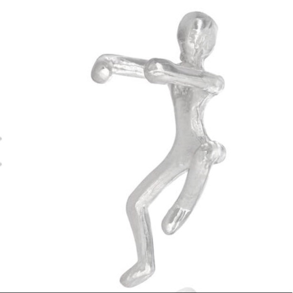 Climbing Man Lg Ear Cuff